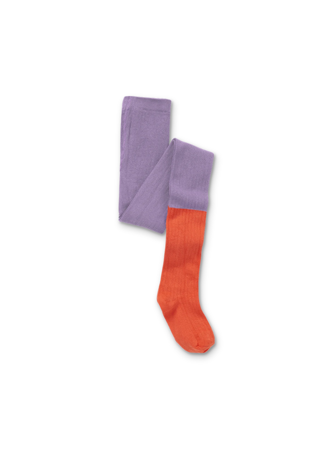 Tights Colourblock Lavender