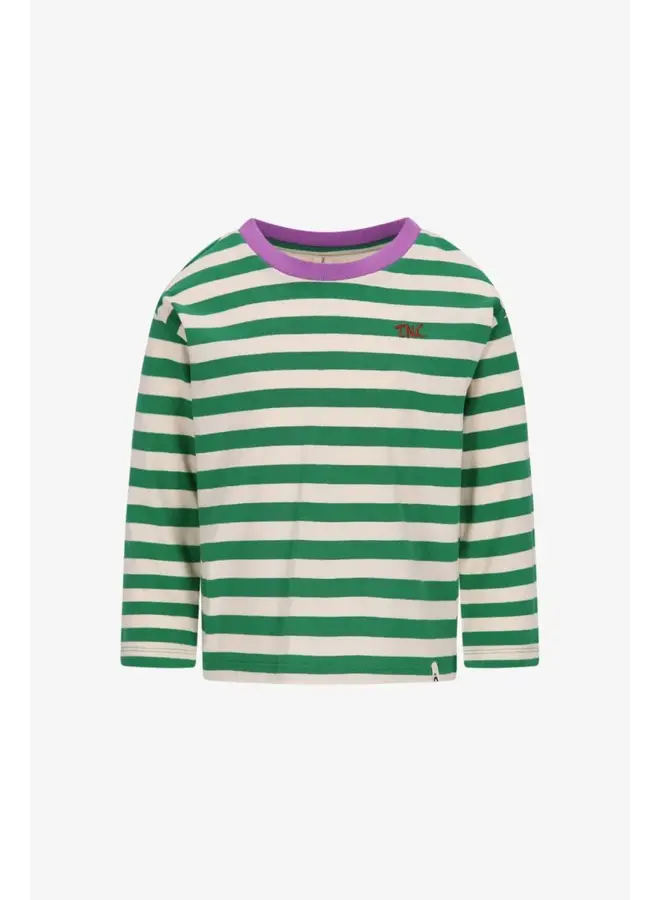 Lou Longsleeve Stripes Green stripes