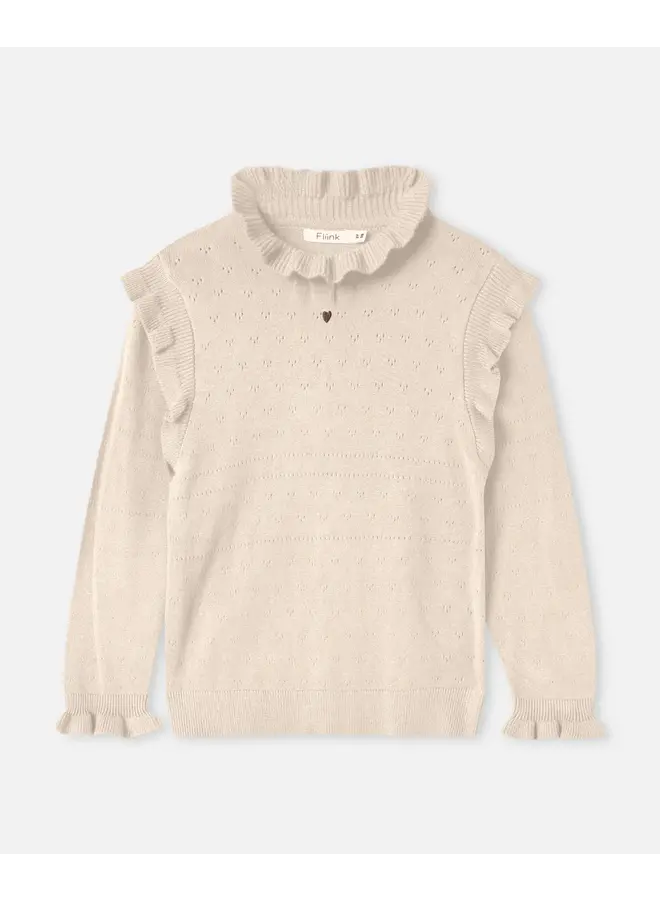 Fame LS Blouse Sandshell