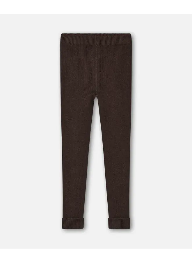 Benna Rib Legging Coffee bean