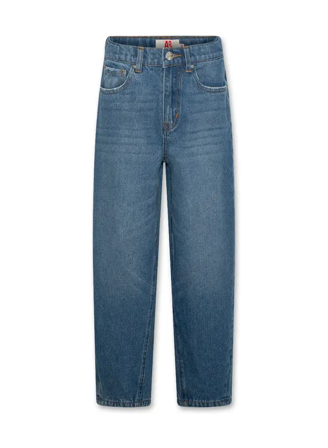 Coco middle denim pants wash middle