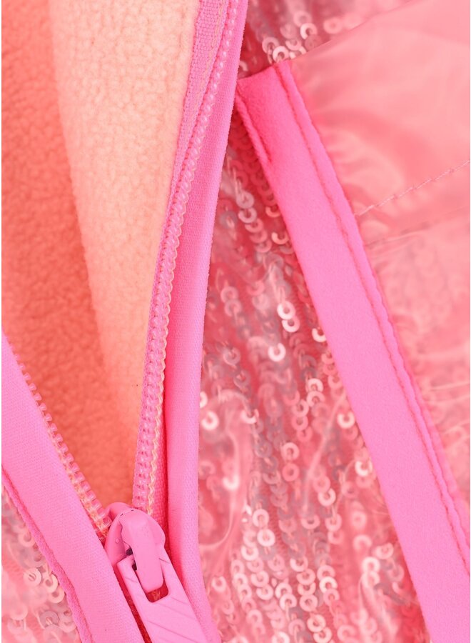 Regenjas roze W25