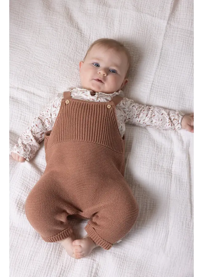 Seyo Knitted Dungaree Caramel