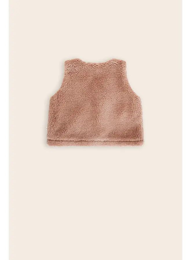 Kato Fluffy Gilette Vest Caramel