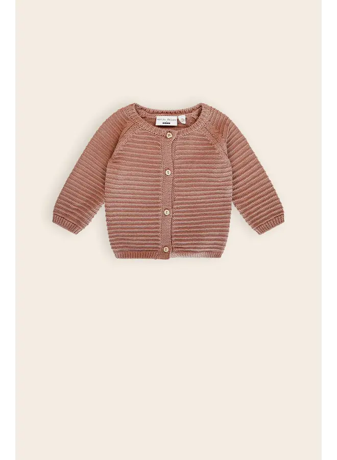 Kiki Knitted Button up Cardigan Caramel