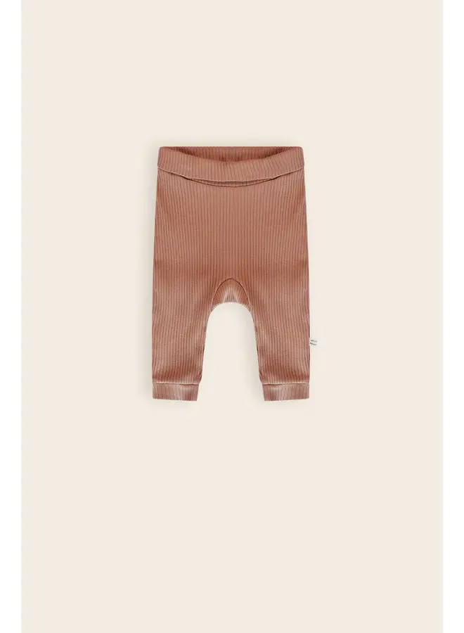 Seg Rib Jersey Pants Caramel