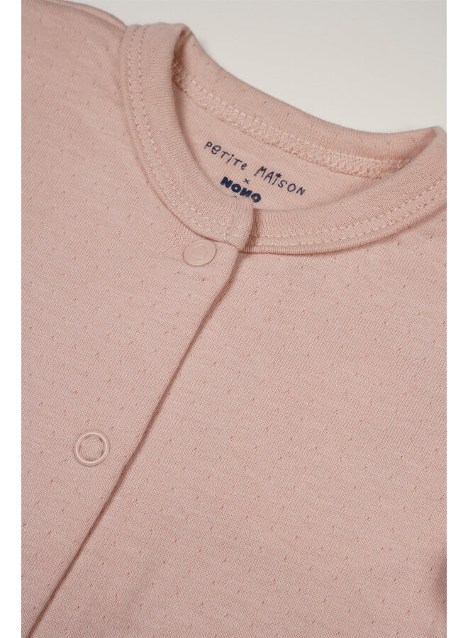 Sawy Double Jersey Bodysuit Pastel Pink