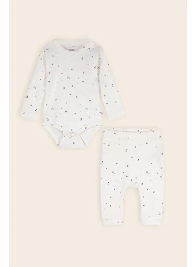 2p set Stormy Body ls + legging AOP Grey