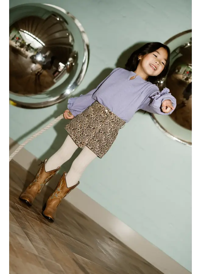 Twill skort animal