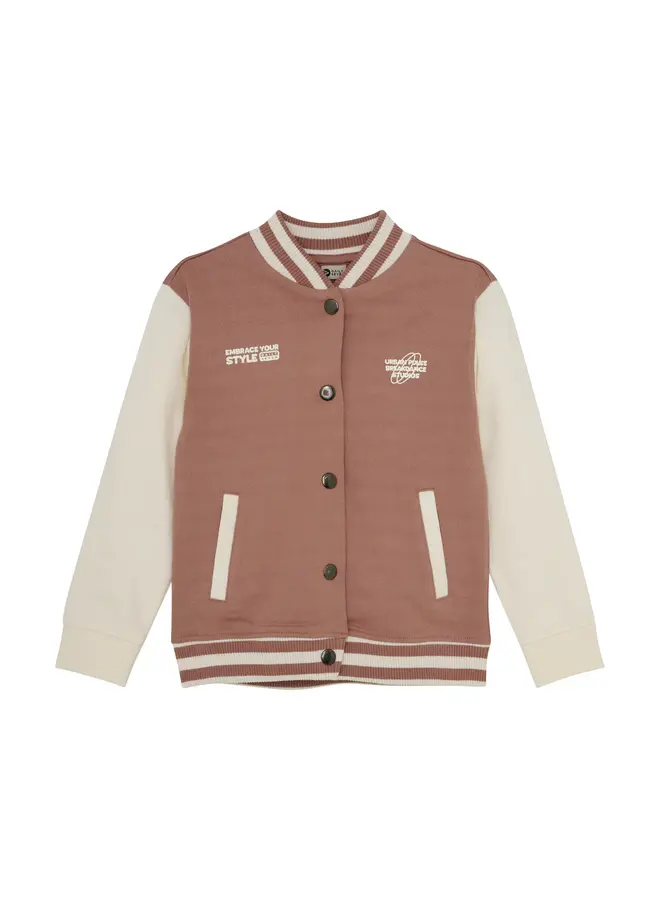 Oversized bomberjacket burlwood