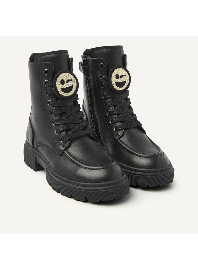 Fae Bobbi JR Black Leather