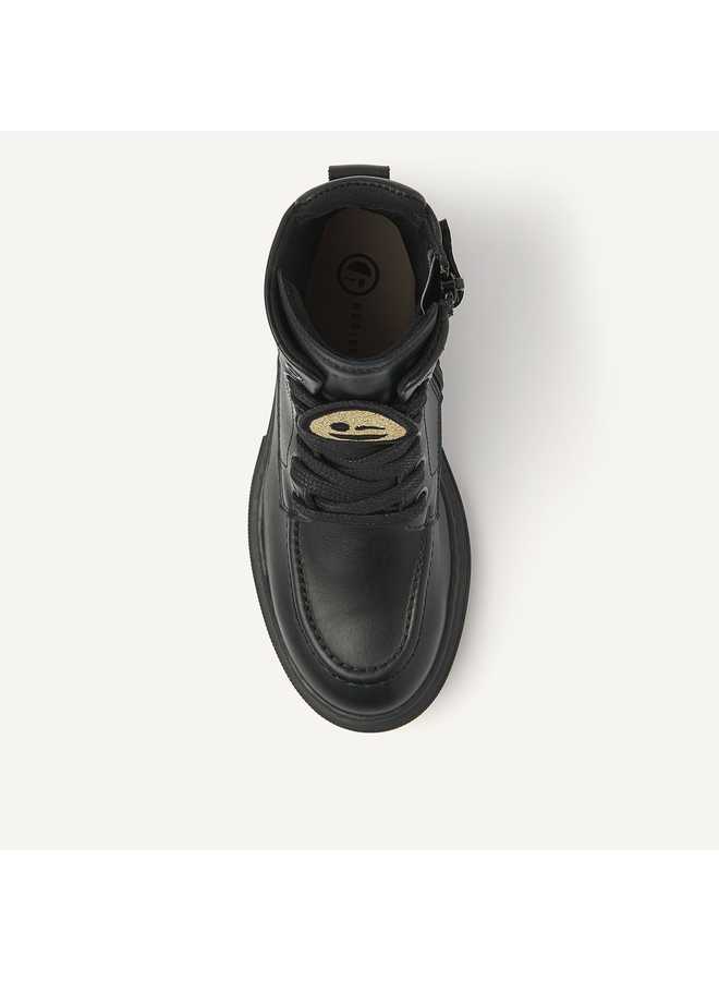 Fae Bobbi JR Black Leather