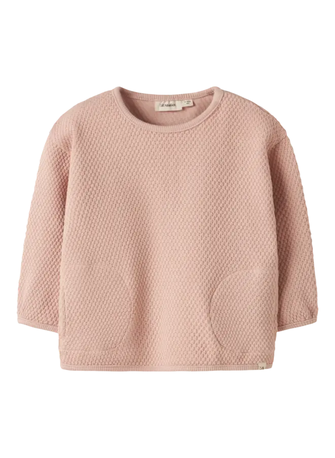 NBFNoella LS Oversize Sweat Cameo Rose