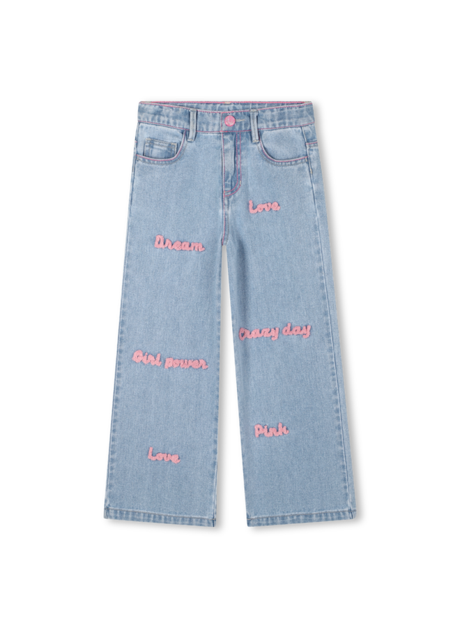 Broek Jean Double Stone Bleach U21591 W25