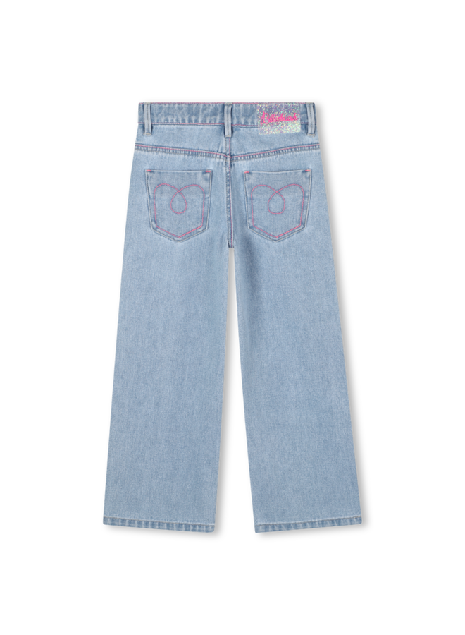 Broek Jean Double Stone Bleach U21591