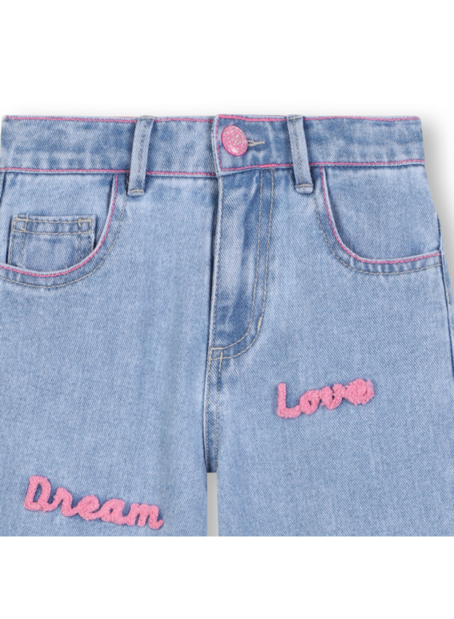 Broek Jean Double Stone Bleach U21591