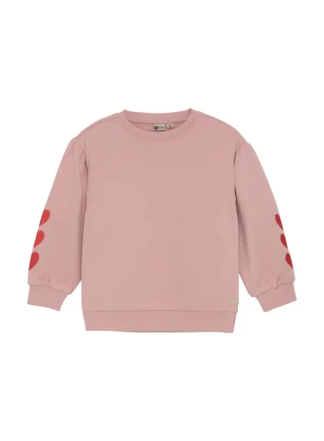 Sweater heart embroidery