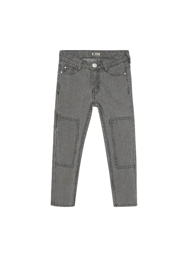 Straight worker fit stripe