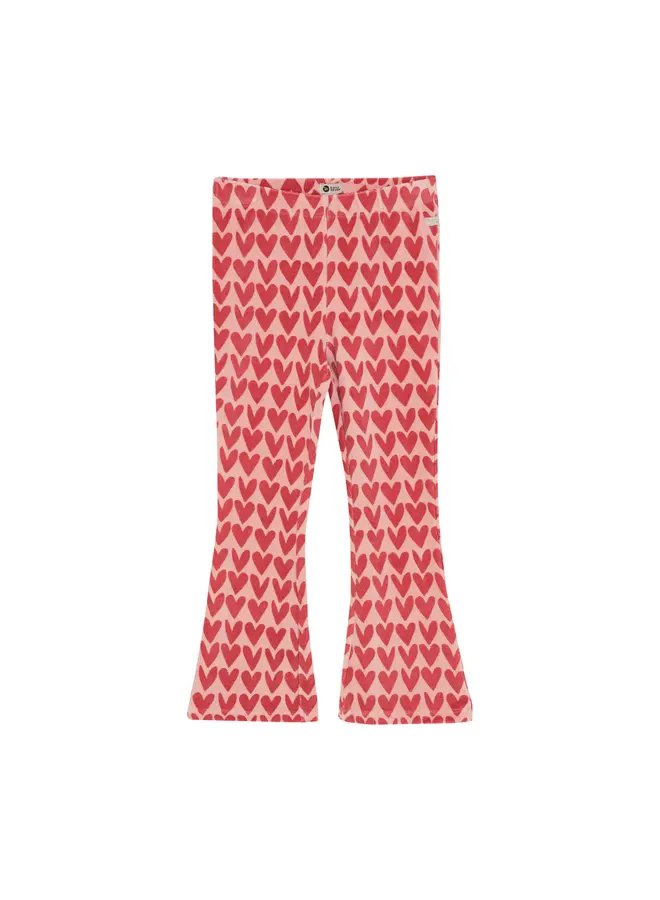Flared heart pants
