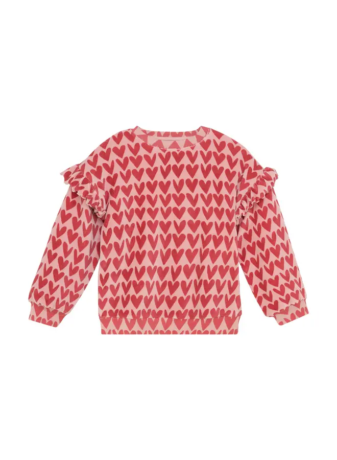 Sweater heart print