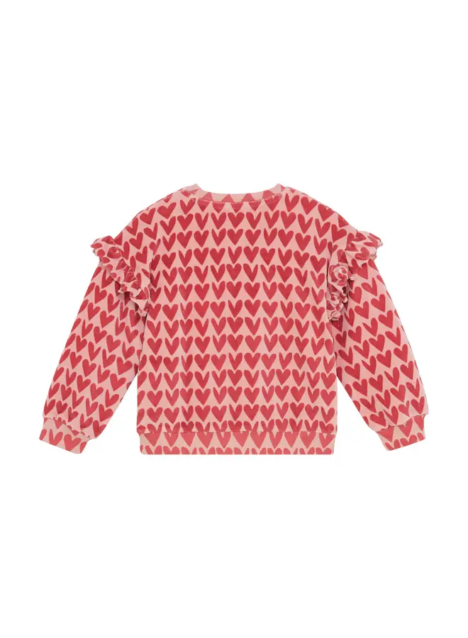 Sweater heart print