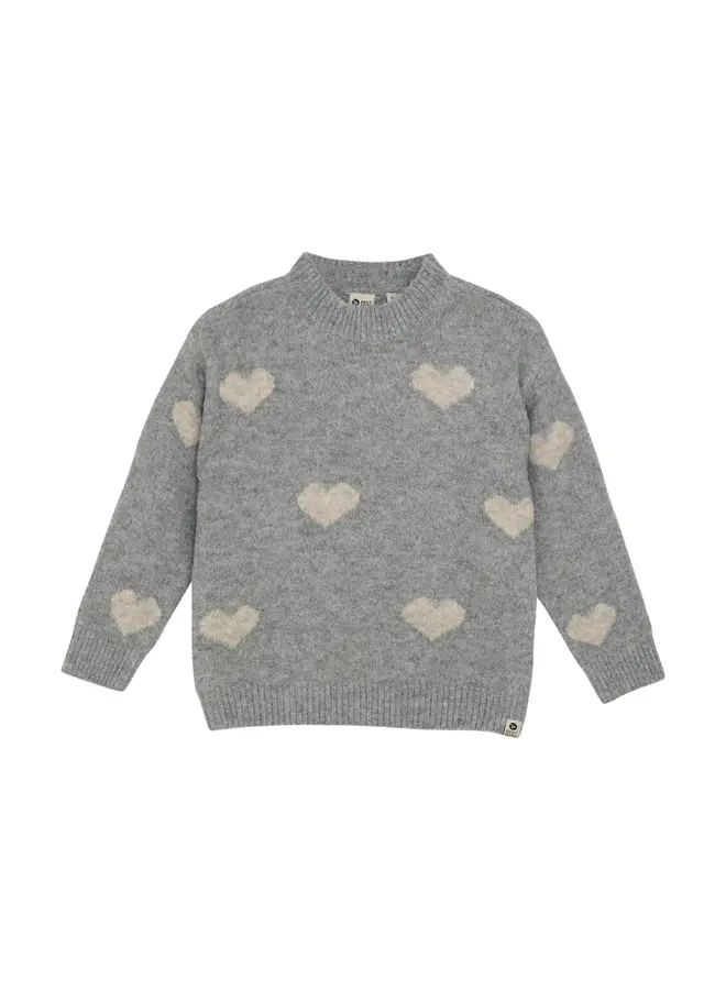 Knitted sweater heart