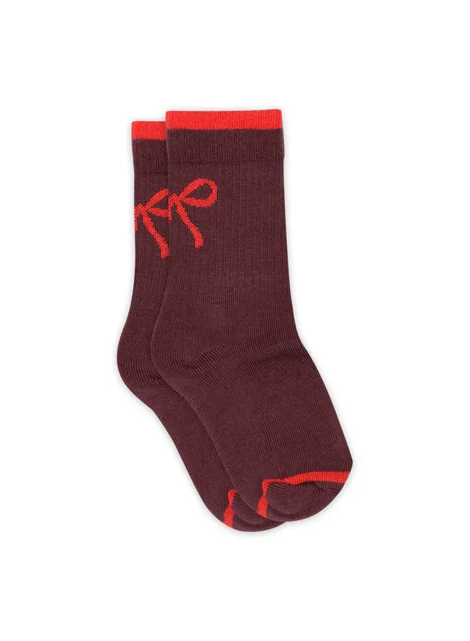Maren Socks 36 Grape Skin