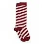 Candy Stripe Knee Socks Sundried Tomato