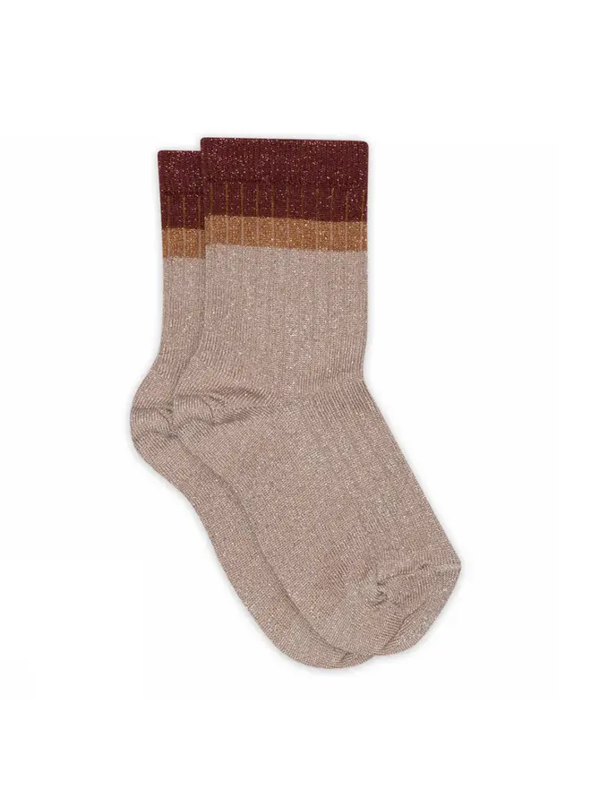 Norma Glitters Socks 102 Rust