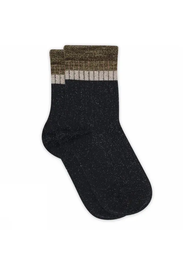 Norma Glitter Socks 807 Navy