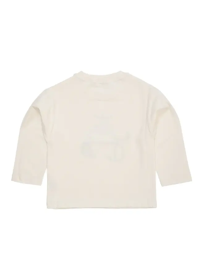 Longsleeve Cowboy Print Cream
