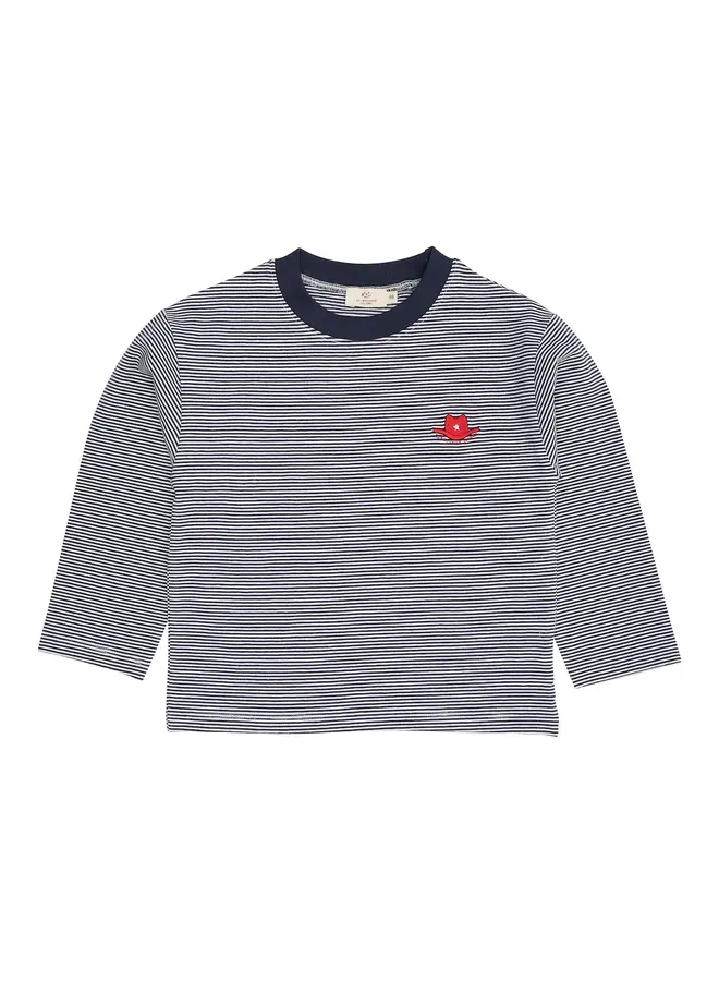 Longsleeve Cowboy Hat Navy/Cream Stripe