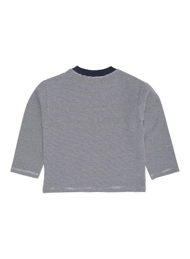 Longsleeve Cowboy Hat Navy/Cream Stripe