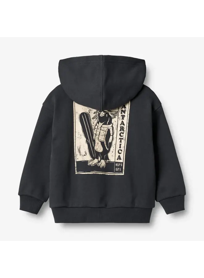 Hoodie Zip Francis DK Navy