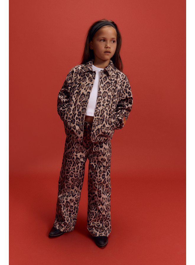 Woven Wide leg Jaguar Denim Pants