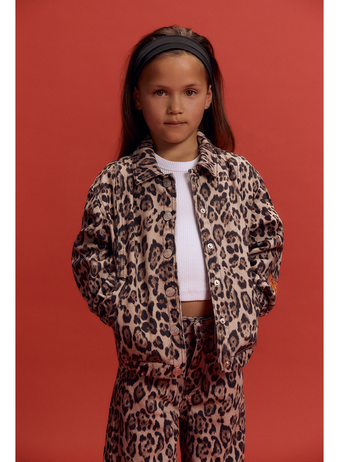 Woven Jaguar Denim Jacket