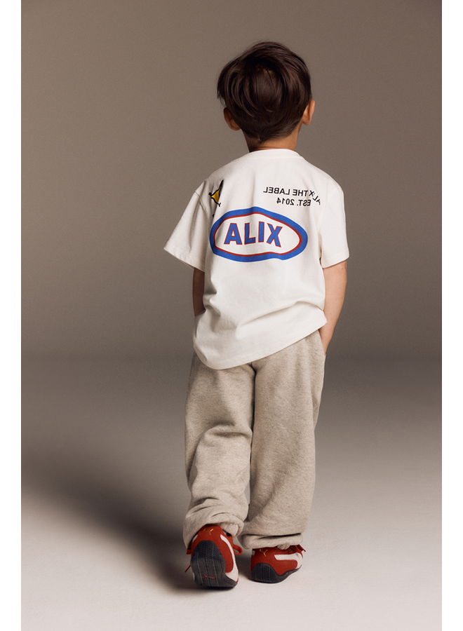 Knitted Sports Artwork T-shirt