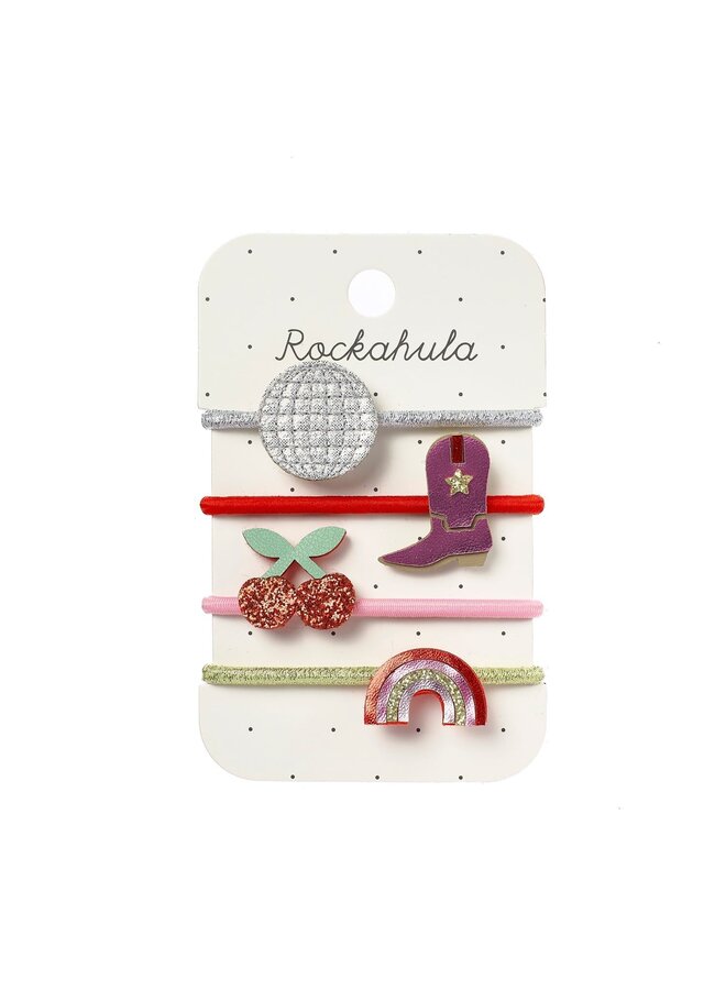 Disco rainbow ponies