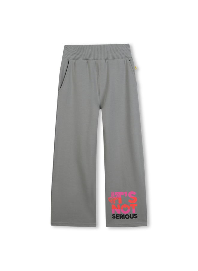 Joggers Wide Leg Grijs W25