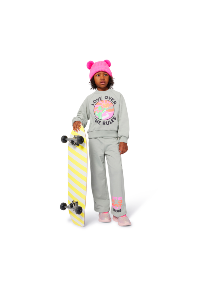 Joggers Wide Leg Grijs