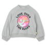 Sweater Love over the Rules Grijs
