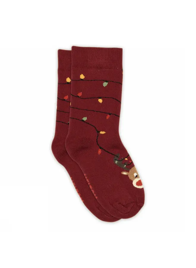 Party reindeer socks