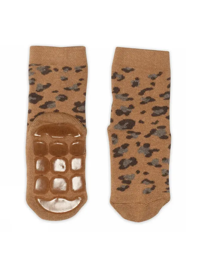 Leopard socks anti slip