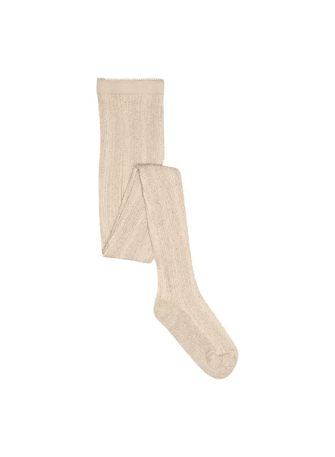 Celosia glitter tights ecru