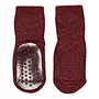 Celina glitter socks anti slip wine red