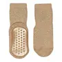 Celina glitter socks anti slip golden tan