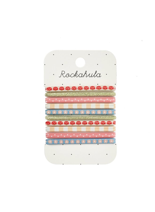 Alpine flower elastic pony pack