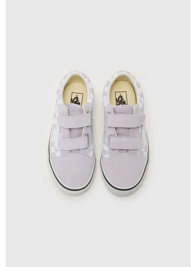 Old skool color theory checkerboard lilac mist