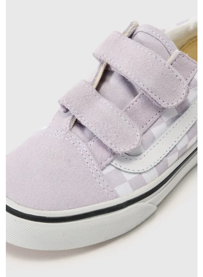 Old skool color theory checkerboard lilac mist