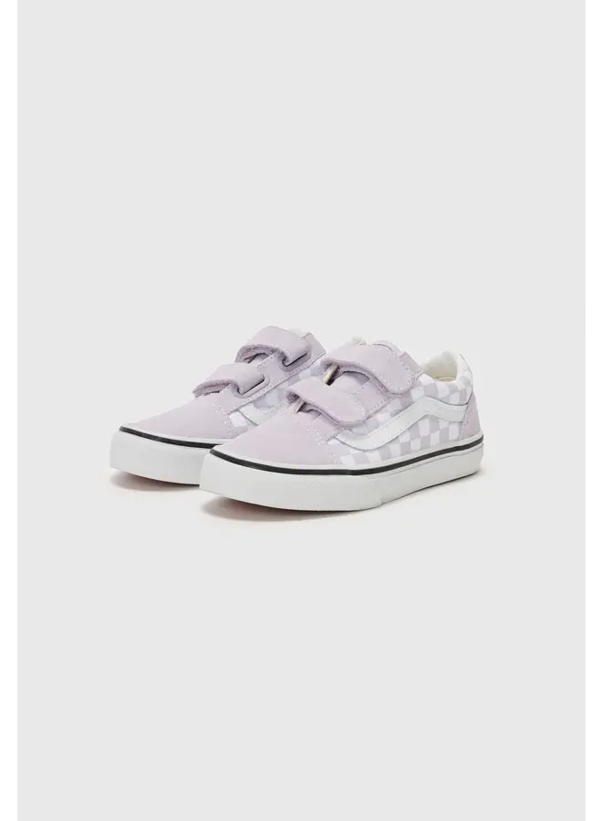 Old skool color theory checkerboard lilac mist